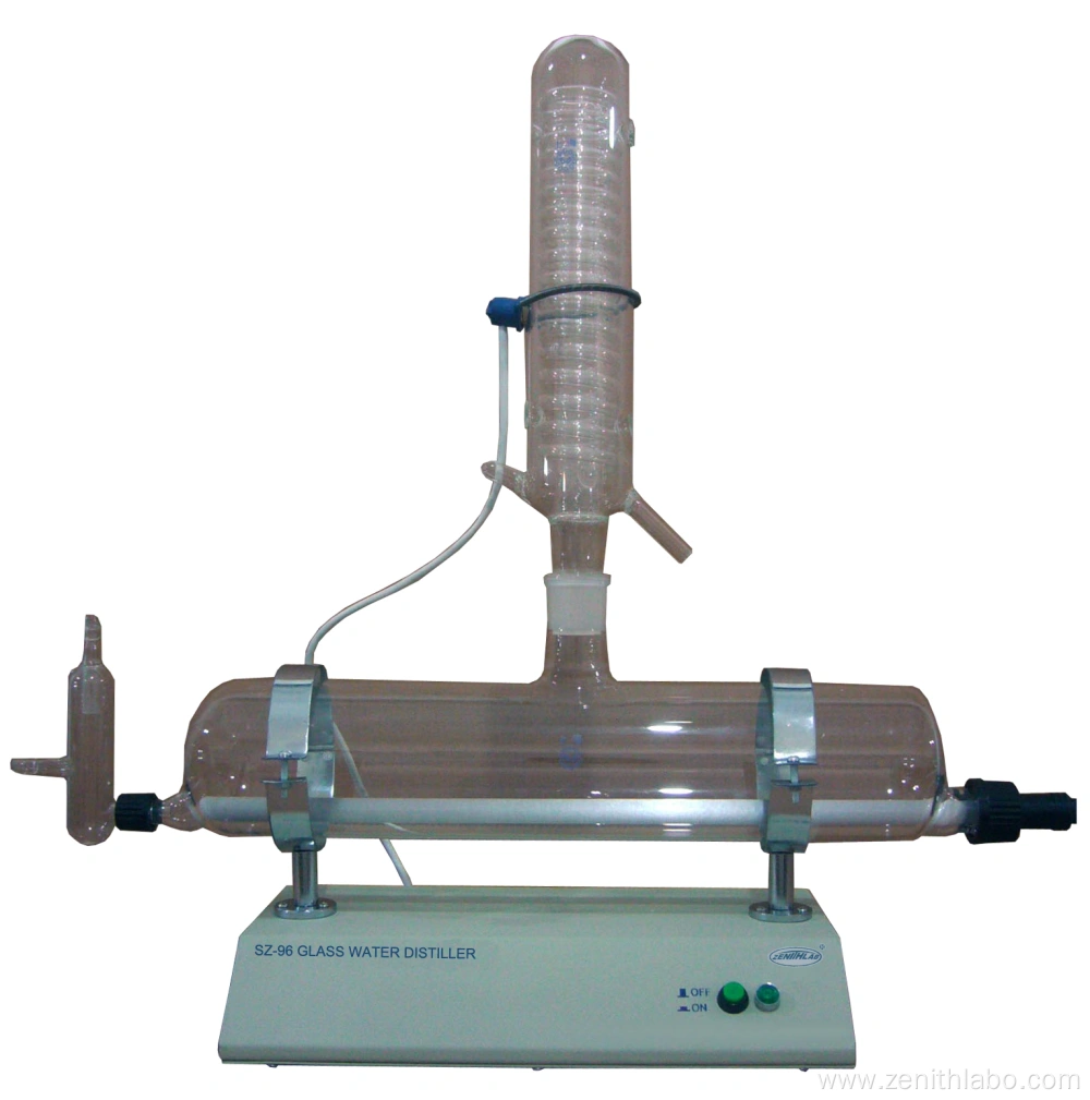 Glass water distiller SZ - 96 distillation equipment China